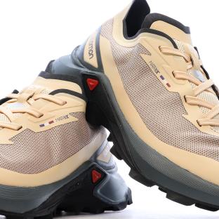Beige/Schwarze Damen-Wanderschuhe Salomon Supercross 4 Ansicht 0