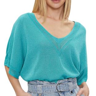 Pull Turquoise Femme Morgan MCHRIS pas cher