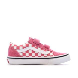 Baskets Rose Fille Vans Old Skool vue 2