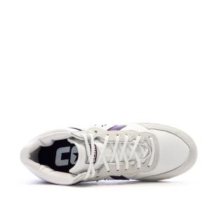 Baskets Blanc/Violet Homme Converse Fastbreak Pro vue 4