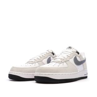 Baskets Blanc/Gris Homme Nike Air Force 1 '07 Lv8 vue 0