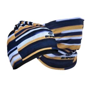 Bonnet Multifonction Noir/Jaune/Blanc Homme BV SPORT 961 pas cher