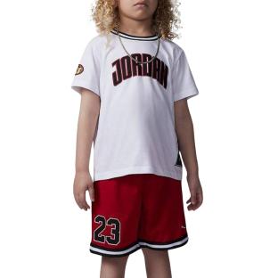 Ensemble Rouge/Blanc Garçon Nike Jordan Play vue 0