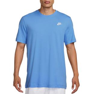 T-shirt Bleu Homme Nike M Nsw Club Tee pas cher