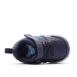 Baskets Bleu Garçon Nike Court Borough Low 2 vue 4