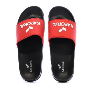 Claquettes Rouge/Noir Homme Kaporal Baporal vue 0