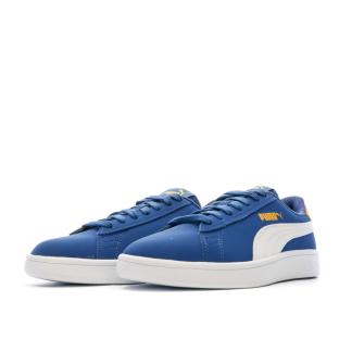 Baskets Bleu Garçon Puma Smash V2 Buck vue 6