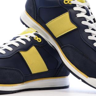 Baskets Marine/Jaune Homme Teddy Smith 120506 vue 0