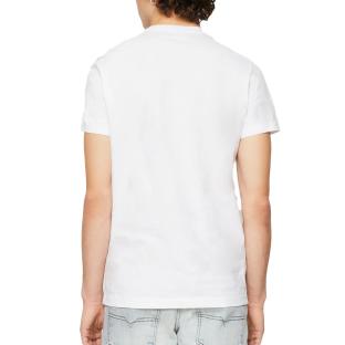 T-shirt Blanc Homme Diesel Diegos A09750 vue 2