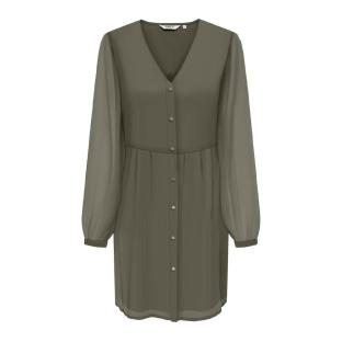 Robe Verte Femme Only Button pas cher