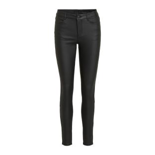 Pantalon Noir Enduit Femme Vila Commit Coated pas cher