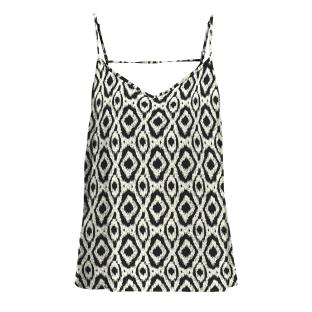Top Beige/Noir à Motifs Femme Only Nova Life Paris pas cher