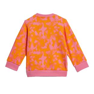 Survêtement Orange/Rose Fille Adidas Crew Set vue 2