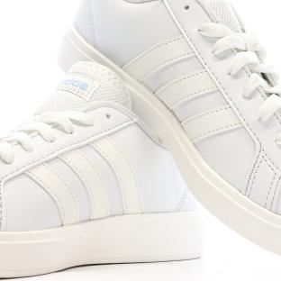Baskets Blanc Femme Adidas Grand Court Base 2.0 vue 0