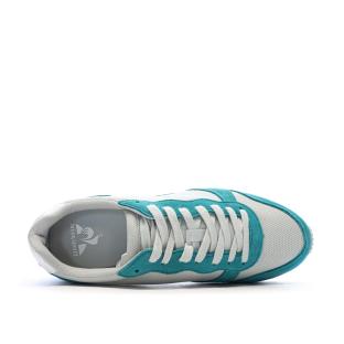 Baskets Blanches/Turquoises Femme Le Coq Sportif Alpha vue 0