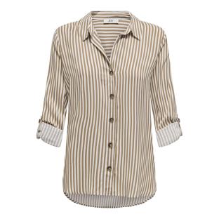 Chemise Blanc/Camel Femme JDY Laurel pas cher