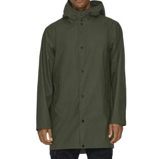 Veste de Pluie Kaki Homme Only & Sons Luca Rain pas cher