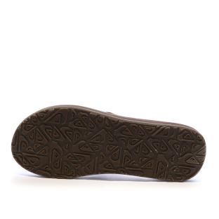 Tongs Camel Homme Quiksilver Carver Nubuck vue 2