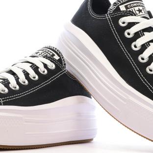 Baskets Noires Femme Converse All Star Move Platform vue 7