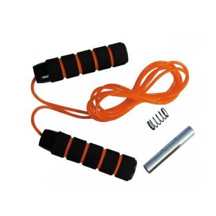 Corde à sauter PVC lestable Orange/Noir Sveltus vue 0
