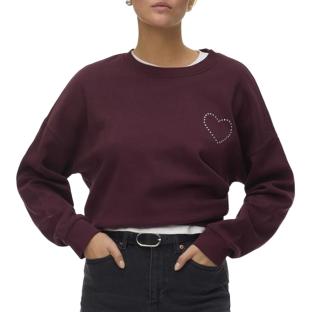 Sweat Bordeaux Femme Vero Moda Vmlotte Trina pas cher