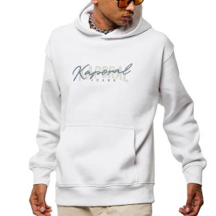 Sweat à Capuche Blanc Homme Kaporal Janko pas cher