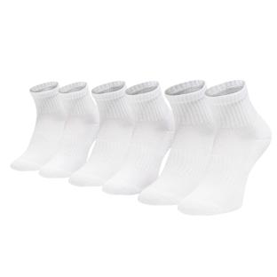 3x Chaussettes Blanches Homme Under Armour Quarter pas cher