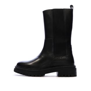 Bottes Noir Femme Geox Iridea pas cher