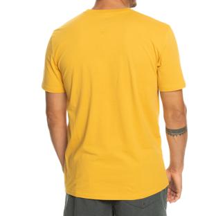 T-Shirt Jaune Homme Quiksilver flockup vue 0