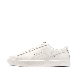 Baskets Blanches Homme Puma Clyde Varsity vue 0
