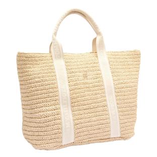 Sac Fourre tout Paille Femme Tommy Hilfiger Spring Tote pas cher