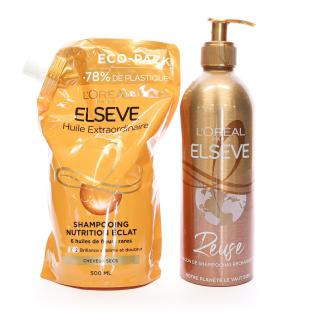 Recharge Shampoing + Flacon L'Oréal Elseve Eco-Pack 500ml vue 0