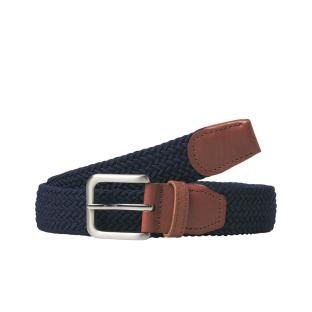Ceinture Marine Jack & Jones Jacspring Woven pas cher