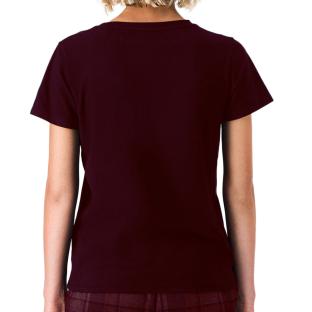 T-shirt Marron Femme Teddy Smith Ribelle vue 2