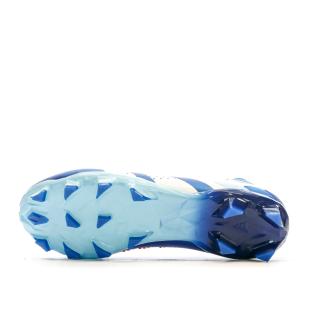 Chaussures de foot Bleues Homme Adidas Predator Accuracy.2 MG vue 5