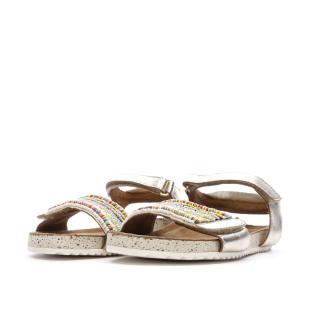 Sandales Doré et Perles Fille Mod8 Mo Charlene vue 0