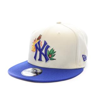 Casquette Grise/Bleu Homme New Era Floral pas cher