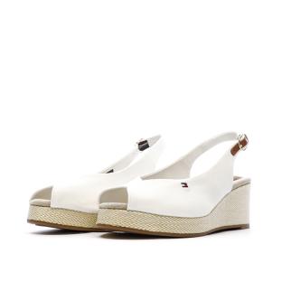 Sandales Blanches Femme Tommy Hilfiger Flag vue 6