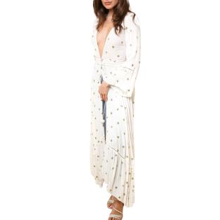 Gilet Long Kimono Blanc Femme Goa Nissa vue 0