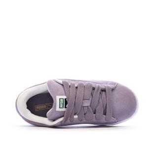 Baskets Violettes Fille Puma Suede Xl vue 4