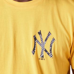 T-Shirt Jaune Homme New Era Yankees MLB vue 3