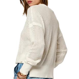Pull Blanc Femme Kaporal Leore vue 2