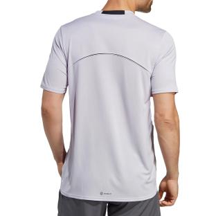 T-shirt Violet Homme Adidas D4m Hiit vue 2