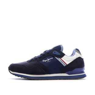 Zapatillas azul marino para hombre Pepe Jeans London Berg ver 0