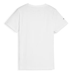 T-shirt Blanc Garçon Puma 624199 vue 2