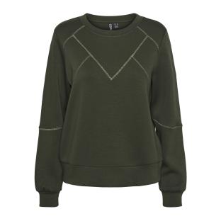 Sweat Kaki Femme Pieces Niva pas cher