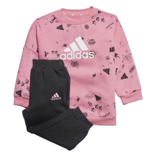Ensemble Rose/Gris Fille Adidas I Bluv vue 0
