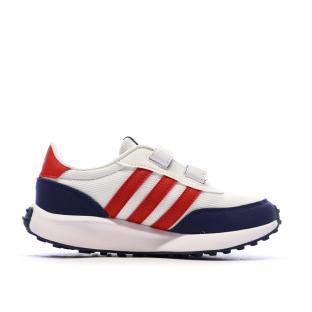Baskets Blanches/Bleu/Rouges Garçon Adidas Run 70s vue 0