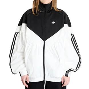 Veste Noire/Blanche Femme Adidas Tracktop vue 0