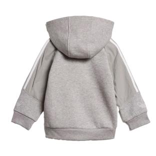 Survêtement Gris/Blanc Garçon/Fille Adidas Outline Hoodie vue 2